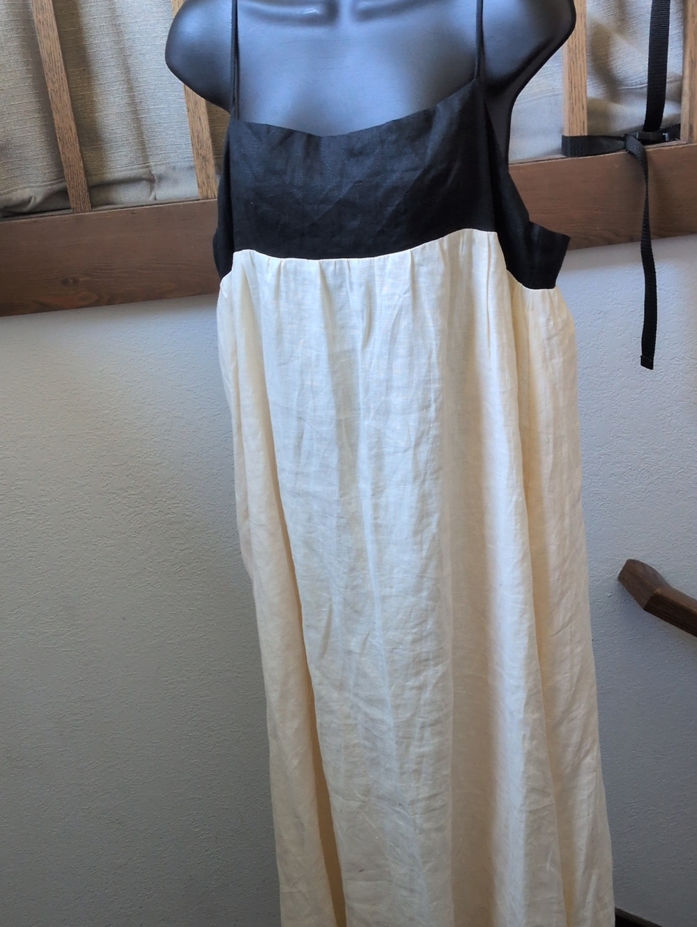 ✨Elena Buttermilk Linen Maxi Dress Size Us 12 - Picture 2 of 10